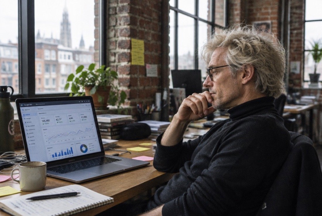 Advertentieresultaten bekijken op de laptop